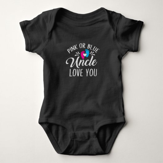 Body Pink or blue Uncle loves you (Devant)