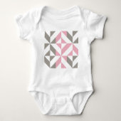 Body Pink Raspberry and Silver Geometric ZigZag (Devant)