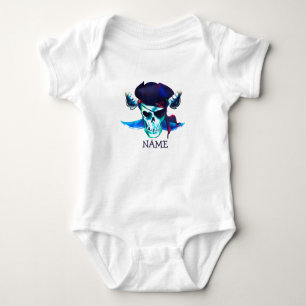Body Pirate d'anniversaire Pirate Skull bébé Bodysuit
