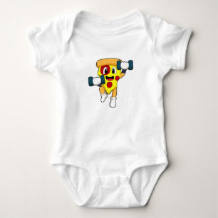 Body Pizza à Fitness avec Dumbbells