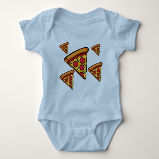 Body Pizza Friday Design - Bodysuit Baby Jersey (Devant)
