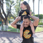 Body Pizza Slice Fête des pères Noir