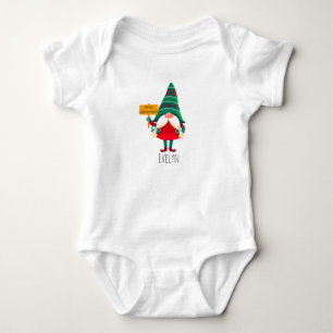 Body Placard de retenue Gnome mignon avec voeux