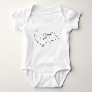 Body Plan de chipmunk sur le maillot de bébé