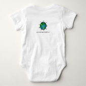 Body Planète mignonne TERRE- Bébé écologiste (Dos)
