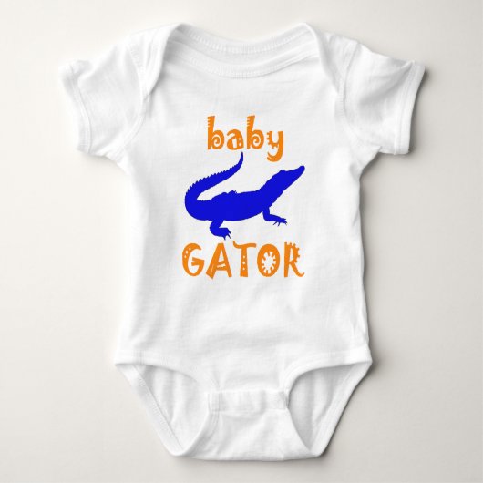 Body plante grimpante d'ALLIGATOR de bébé (Devant)