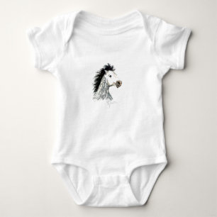 Body Plante grimpante infantile d'Onsie de cheval de