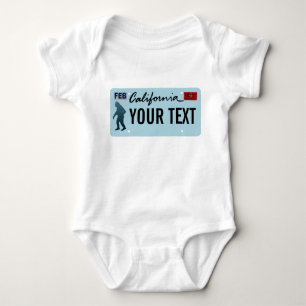 Body Plaque de licence California Sasquatch