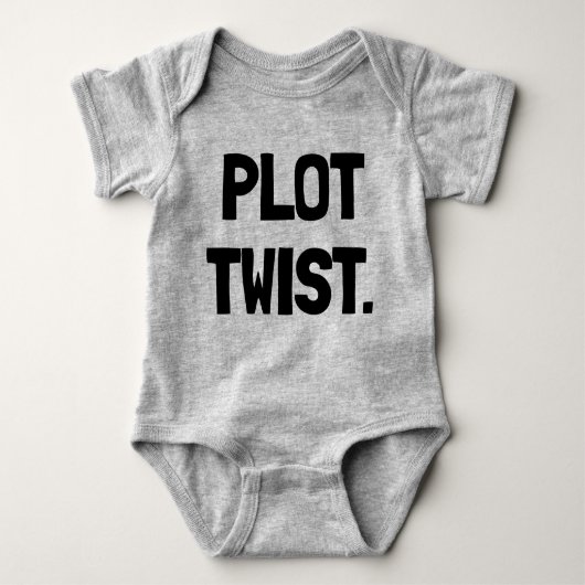 Body Plot Twist nouveau-né cadeau bébé (Devant)