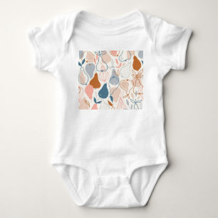 Body Poire scandinave Imprimer : Motif de fruits Vintag