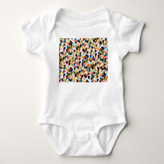 Body Pois : Peinture à main multicolore. (Devant)