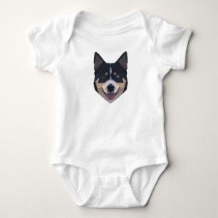 Body Polygon Art - Loups de chien - Animaux sucrés sauv