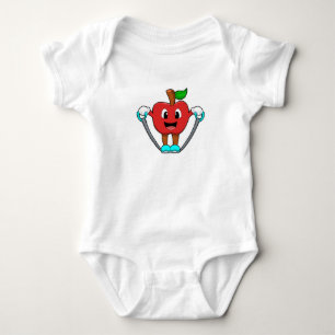 Body Pomme en forme avec corde