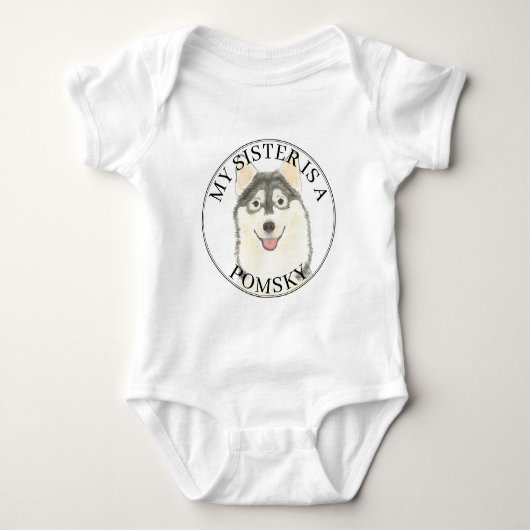 Body Pomsky Chien Big Sister (Devant)