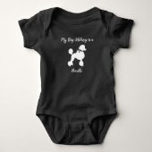 Body Poodle Chien Baby shower Chien Chien Chien Chien C (Devant)
