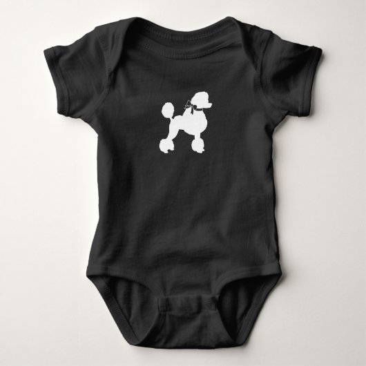 Body Poodle Chien Baby shower Chien Chien Chien Chien C (Devant)