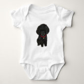 Body Poodle miniature ou jouet - Noir 1 (Devant)