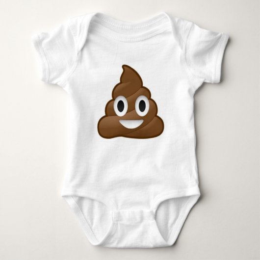 Body poop emoji vêtements bébé vêtements de bébé (Devant)
