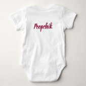 Body Poopchik Ukrainien Baby Romper de Baba (Dos)