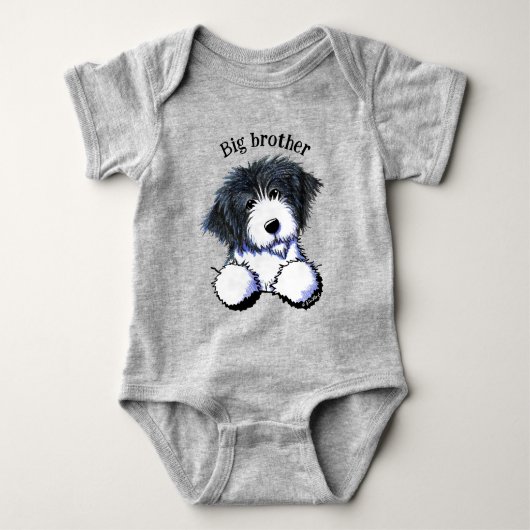 Body Porte-poches Collie Baby Bodysuit (Devant)