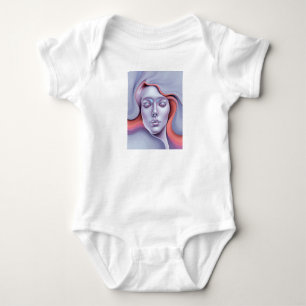 Body Portrait de femme éthérée rêveuse Art surréaliste