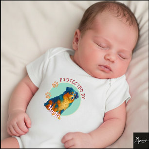 Body Portrait vibrant en spirale de berger australien e