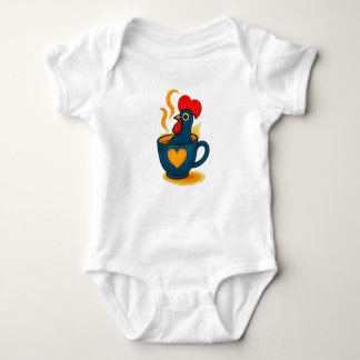 Body Portuguese Galo de Barcelos Coffee Baby Bodysuit –