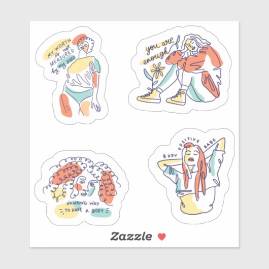 Body Positivity Sticker Pack (Vel)