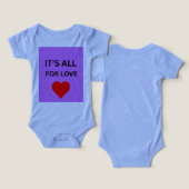 Body pour bébé 'C'est tout pour l'amour' (Design Recto & Verso)