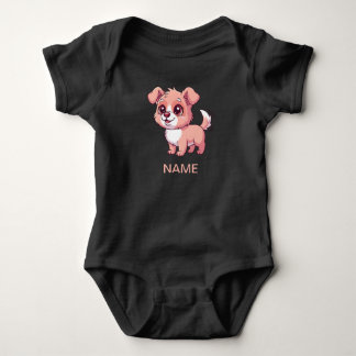 Body pour bébé Chien adorable