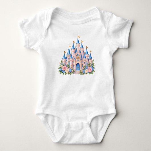 Body pour bébé fille princesse de conte de fée (Devant)