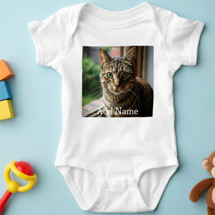 Body pour bébé personnalisé avec texte et photo