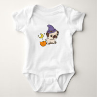 Body pour bébé Puggy sorcière