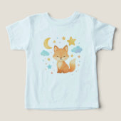 Body pour bébé Renard Rêveur (Design Recto)