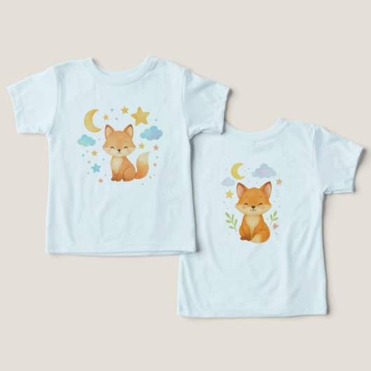 Body pour bébé Renard Rêveur (Design Recto & Verso)
