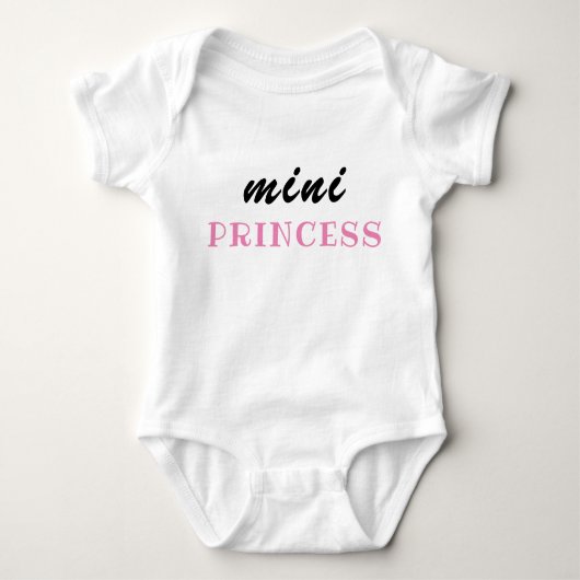 Body Pour la mini princesse, cadeau bébé, drôle (Devant)