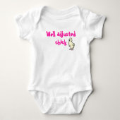 Body Poussin ajusté par bien - chiropractie de bébé (Devant)