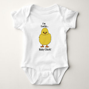 Body Poussins Je Suis Chanceux Bébé Poussin