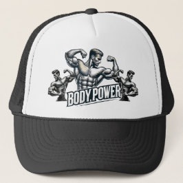 Body Power Gym Muscle Fitness Trucker Hat Pet