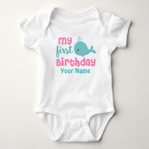 Body Premier Anniversaire Baleine Filles Chemise person