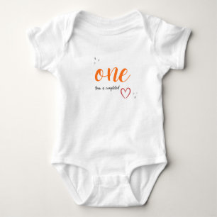 Body Premier anniversaire de bébé personnalisé