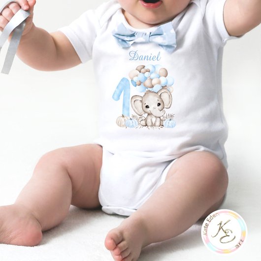 Body Premier anniversaire mignon automne Elephant Boys 