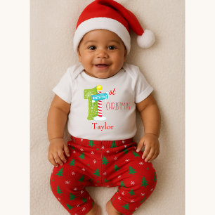 Body Premier Noël de bébé thème Pôle Nord
