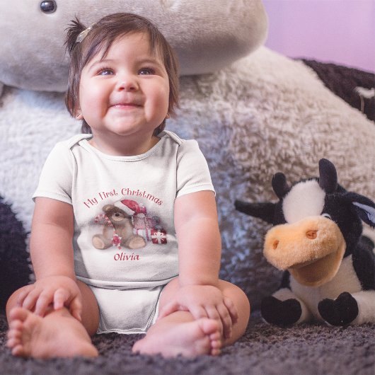 Body Premier Noël du bébé mignon ours en peluche ours P