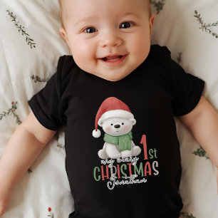 Body Premier Nom de Coutume de Noël Noir