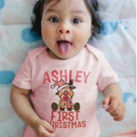 Premier Nouvel An Bébé mignon Bébé Reindeer