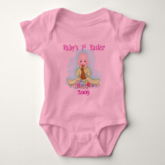 Body Premier Pâques, bébé - Customisé (Devant)