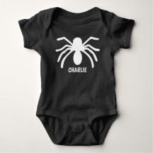 Première combinaison de bébé d'Halloween de Spider