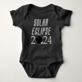 Body Première Eclipse Solaire Eclipse 2024 pour bébé (Devant)