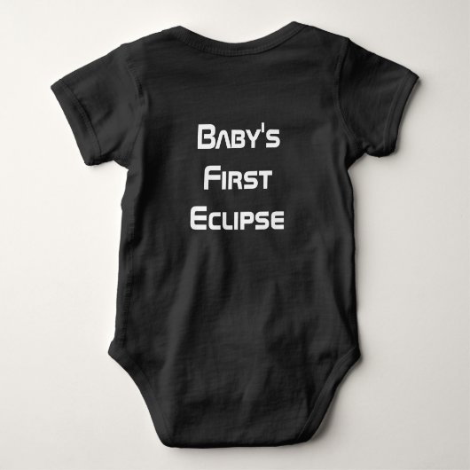 Body Première Eclipse Solaire Eclipse de bébé 2017 chem (Dos)